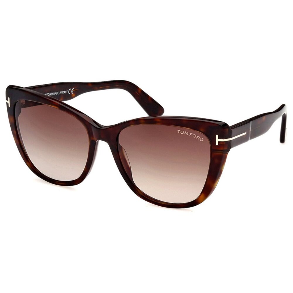 NEW TOM FORD SUNGLASSES, TOM FORD WOMEN CAT EYE HAVANA BROWN SUNGLASSES